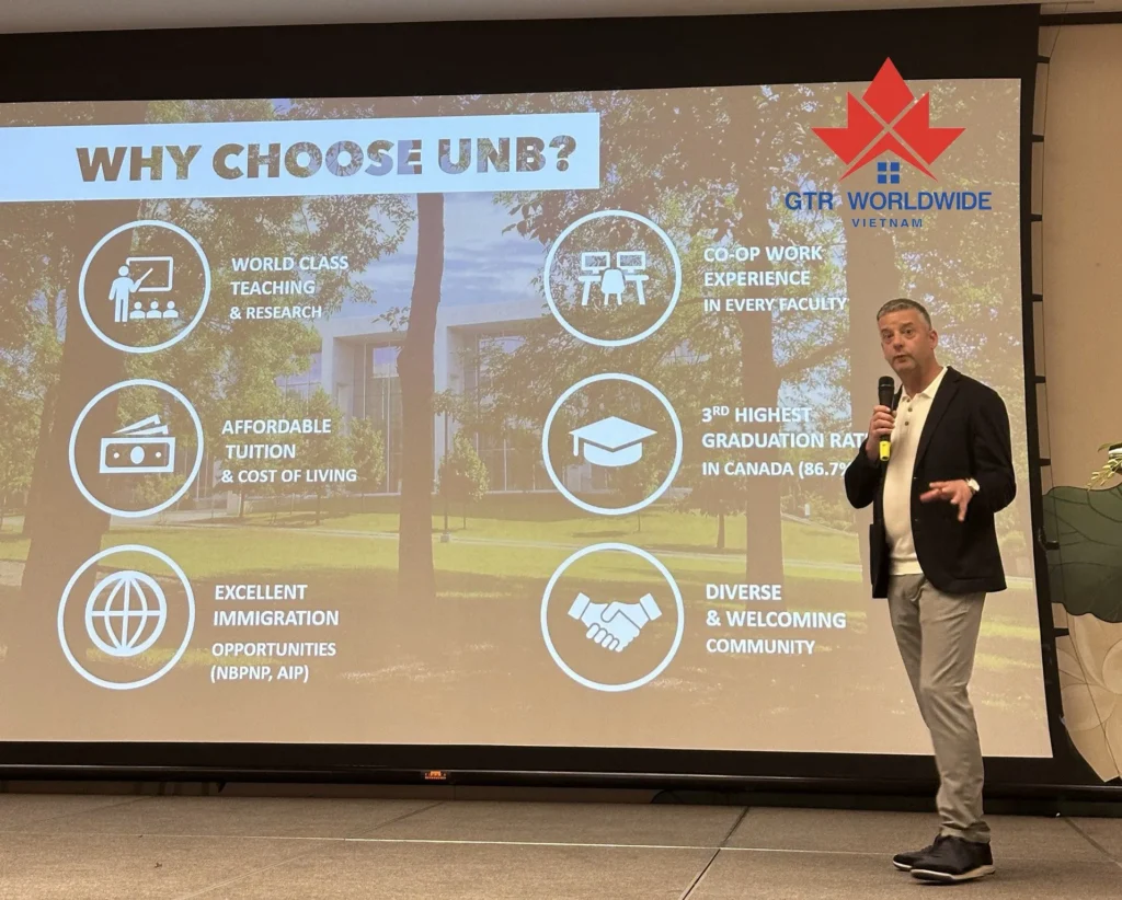 Hội thảo Du học Canada tại University of New Brunswick 1 gtrworldwide.com.vn