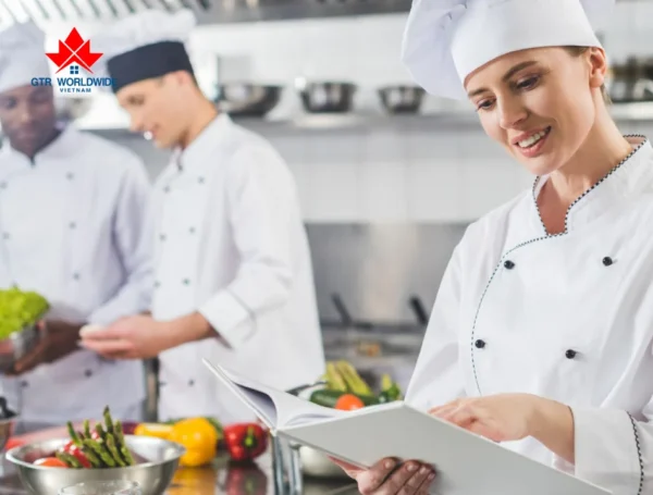 du học nghề bếp tại canada với nhiều vị trí liên quan