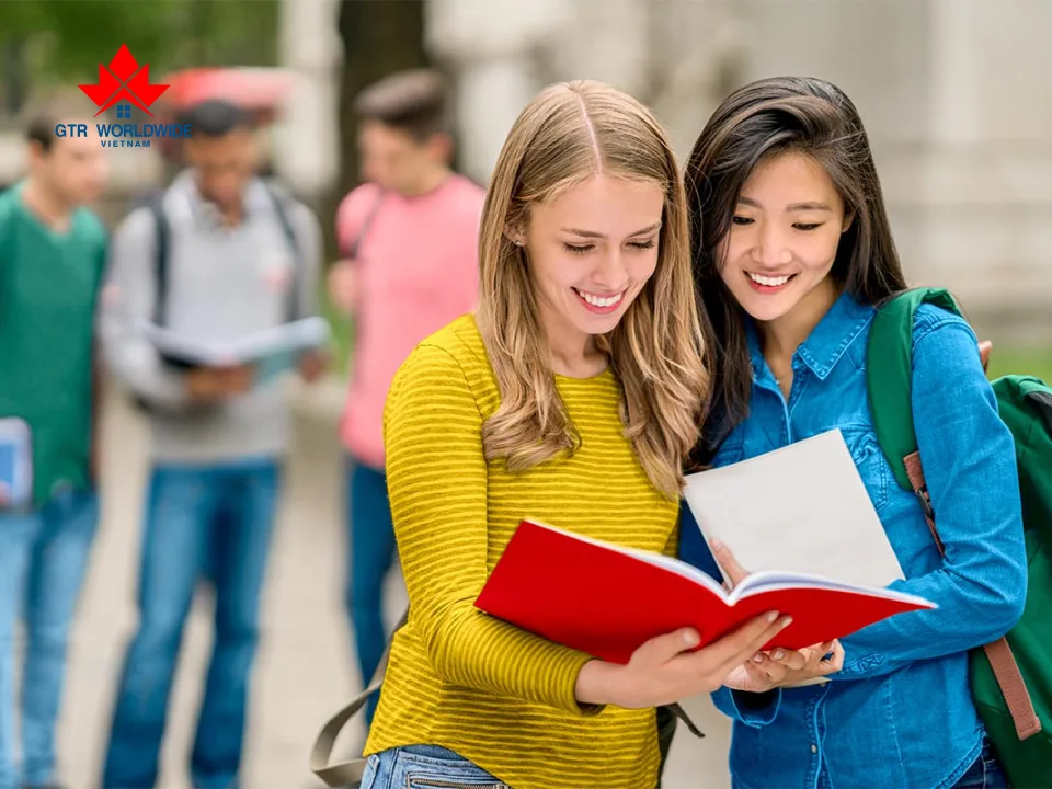 sinh viên tư vấn du học thạc sĩ canada và nộp đơn