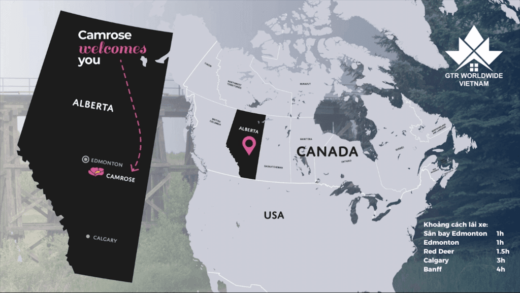 City of Camrose, Alberta - điểm hẹn an cư Canada 2024