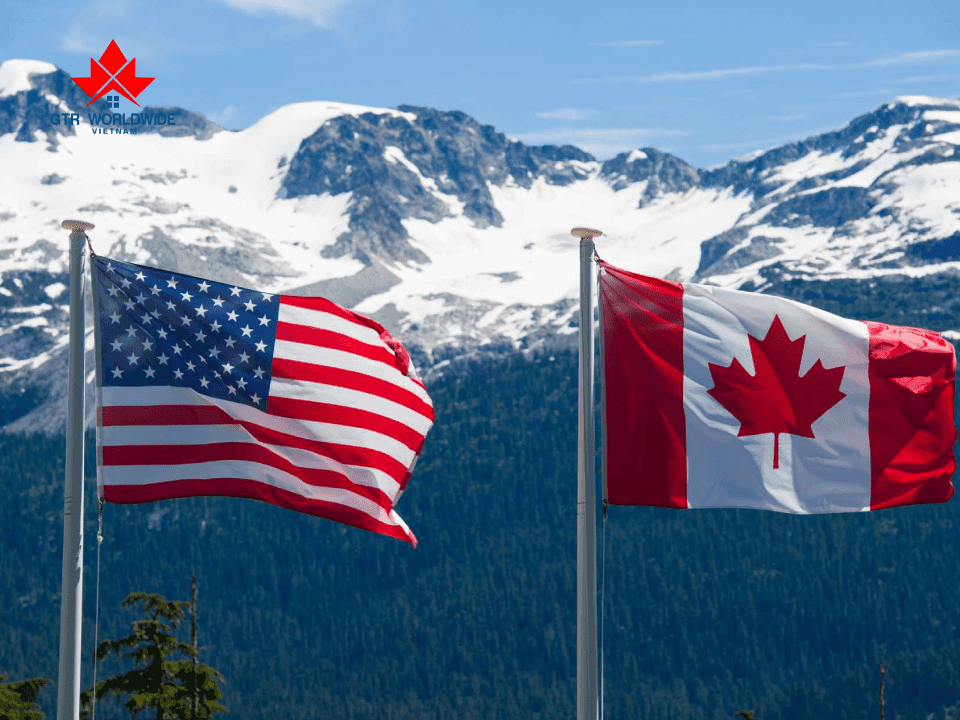 Nên Định Cư Mỹ Hay Canada? Lựa Chọn Tốt Nhất Cho Tương Lai? 2 Mỹ và Canada 2 quốc gia phát triển mạnh hiện nay