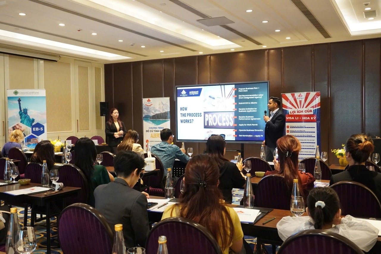 Chuỗi hội thảo định cư Mỹ - Canada tại 3 miền khép lại năm 2025 rực rỡ 1 gtrworldwide.com.vn